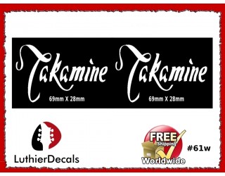 Takamine Guitar Decal Copy #61w